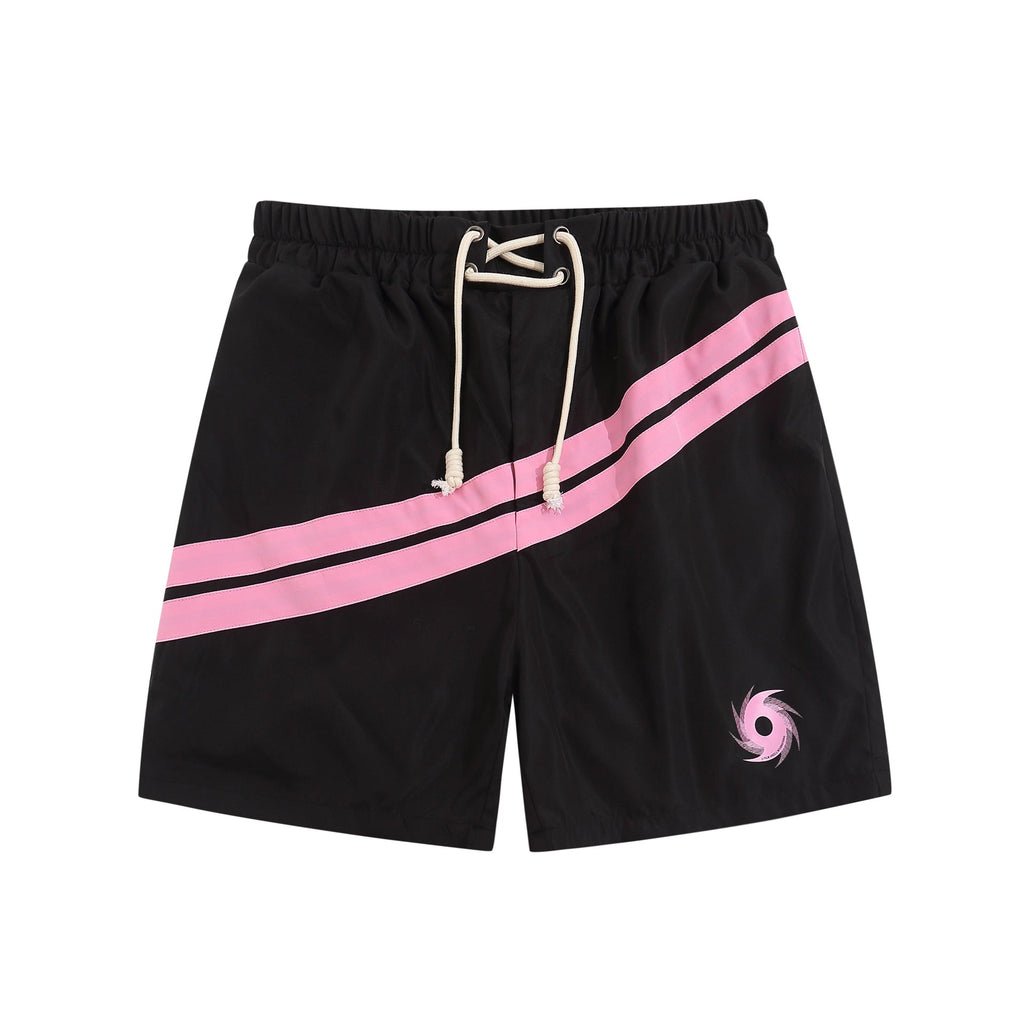 Palm Angle Shorts Palm Angels Striped Color Matching Printing Casual Beach Men and Women